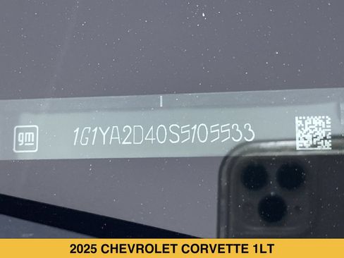 Certified 2025 Chevrolet Corvette Stingray Coupe w/ Z51 Performance Package RWD image 16