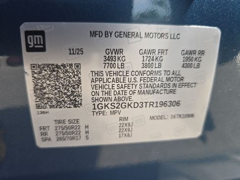 Used 2026 GMC Yukon XL Elevation w/ Elevation Premium Package AWD/4WD image 37