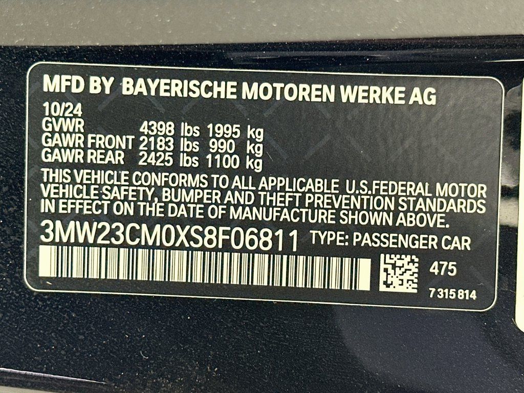 Used 2025 BMW 230i Coupe w/ M Sport Package RWD image 33