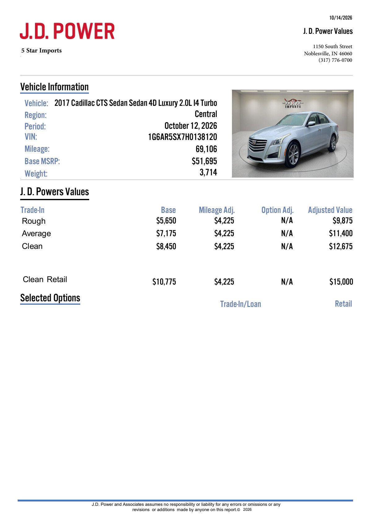Used 2017 Cadillac CTS Luxury RWD image 20