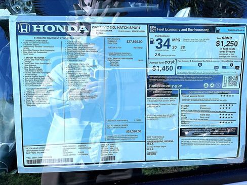 New 2026 Honda Civic Sport image 17