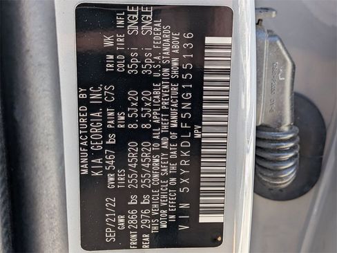 Certified 2022 Kia Sorento SX image 32