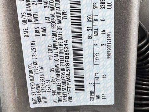 New 2025 Ford F150 XLT w/ Equipment Group 302A MID image 41