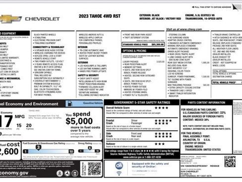 Used 2023 Chevrolet Tahoe RST w/ Luxury Package AWD/4WD image 30