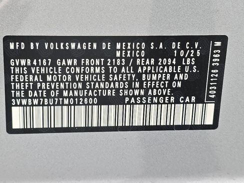 New 2026 Volkswagen Jetta Sport image 34