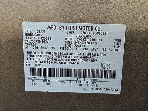 Used 2021 Lincoln Nautilus Reserve image 27