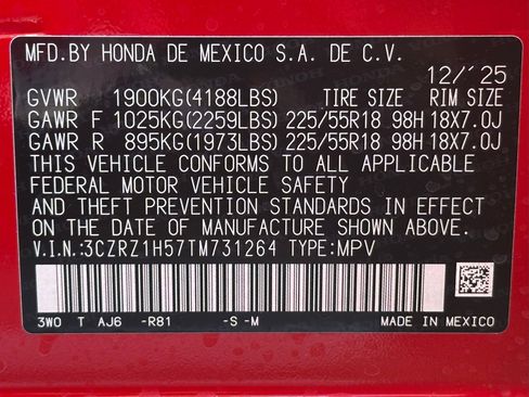 New 2026 Honda HR-V Sport image 19