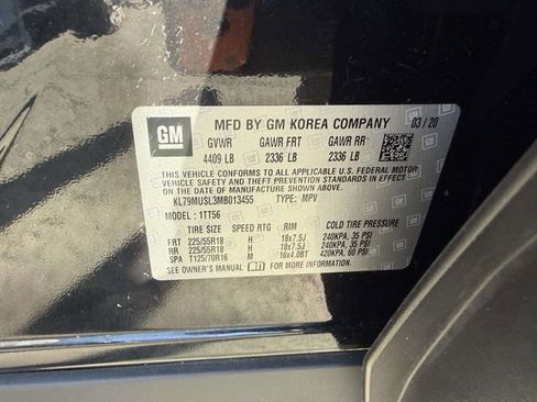 Certified 2021 Chevrolet TrailBlazer RS w/ Sun and Liftgate Package image 21