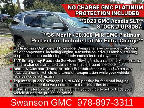 Used 2023 GMC Acadia SLT w/ Preferred Package AWD/4WD image 2