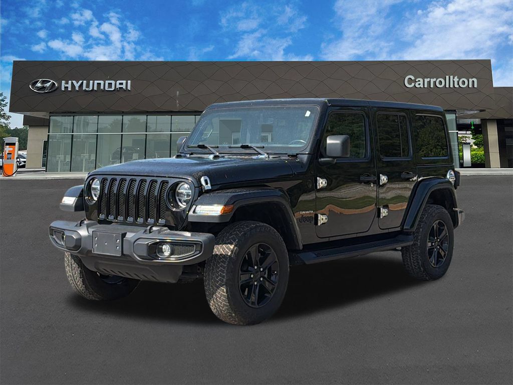 Used 2022 Jeep Wrangler Unlimited Sahara AWD/4WD image 1