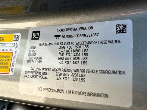 Used 2024 Chevrolet Tahoe Z71 w/ Luxury Package AWD/4WD image 35
