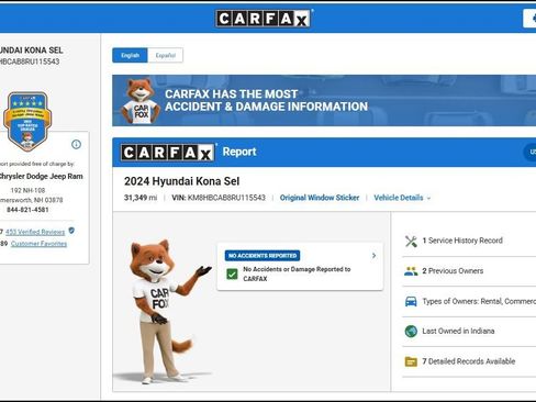 Used 2024 Hyundai Kona SEL AWD/4WD image 2