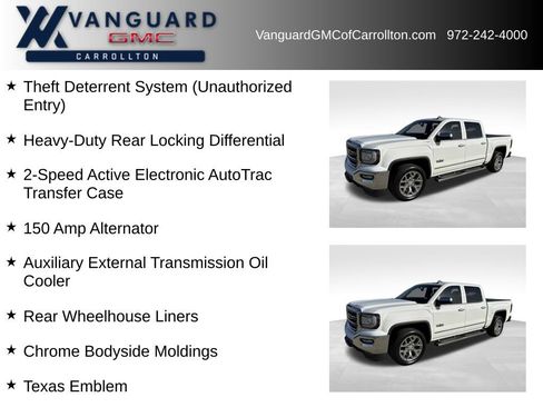 Used 2018 GMC Sierra 1500 SLT w/ Texas SLT Premium Package AWD/4WD image 7