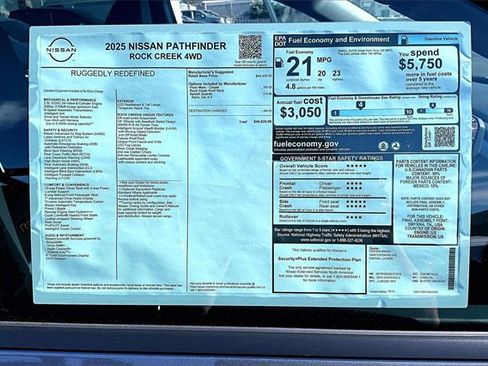 New 2025 Nissan Pathfinder Rock Creek image 14
