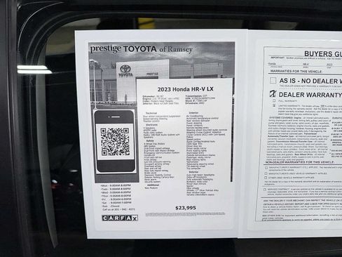 Used 2023 Honda HR-V LX image 13