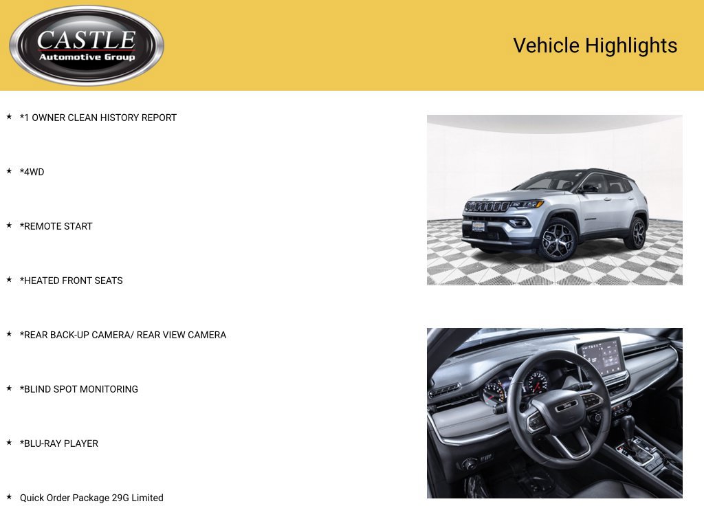 Used 2024 Jeep Compass Limited AWD/4WD image 3