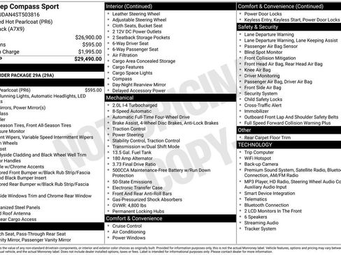 Used 2025 Jeep Compass Sport AWD/4WD image 12