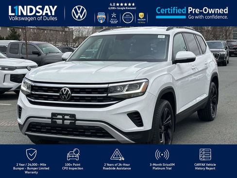 Certified 2023 Volkswagen Atlas SE w/ Black Wheel Package image 4