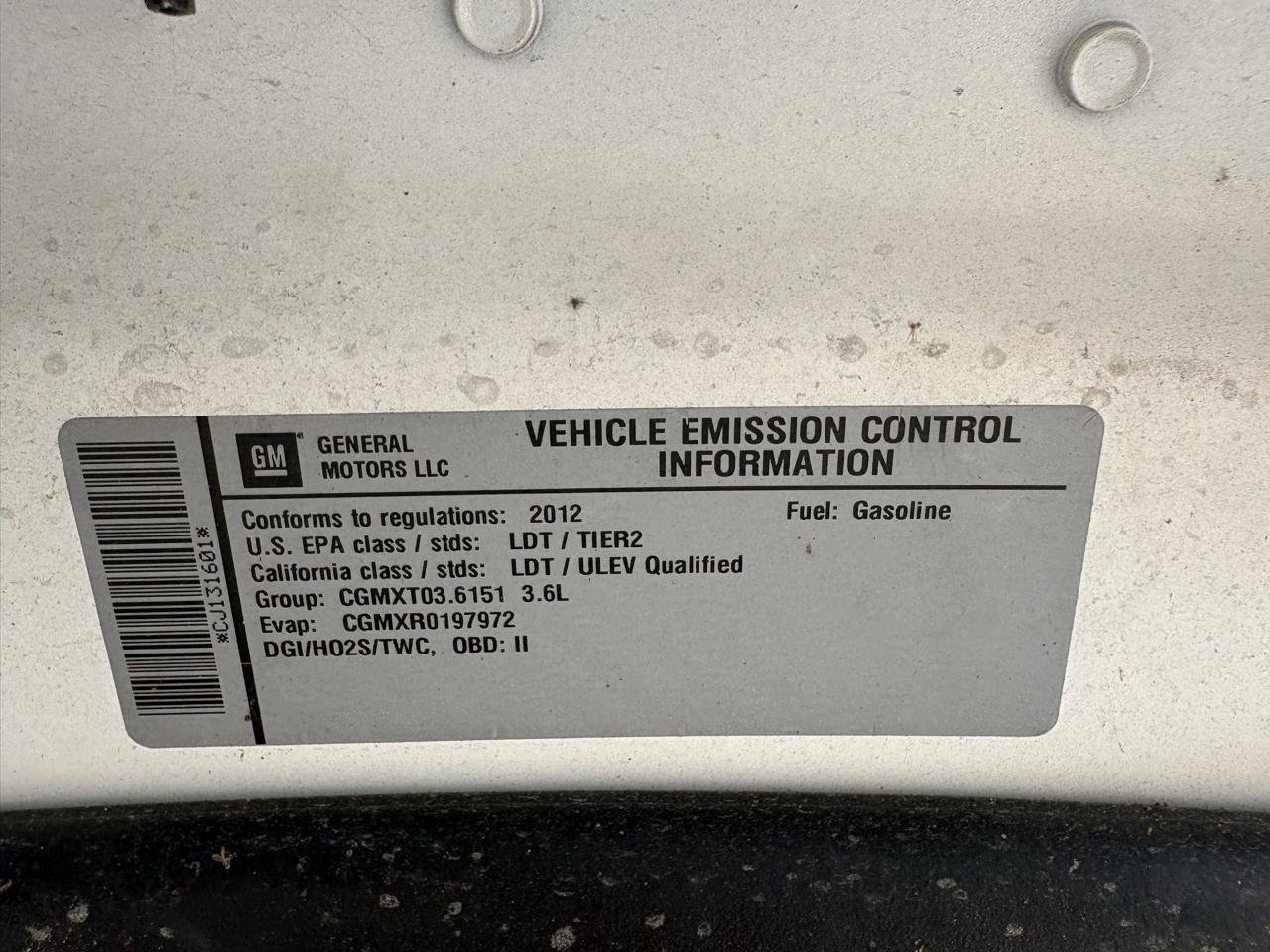 Used 2012 Buick Enclave Leather w/ LPO, Cargo Convenience Pkg FWD image 37