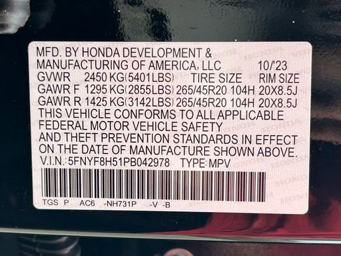 Certified 2023 Honda Passport EX-L image 14