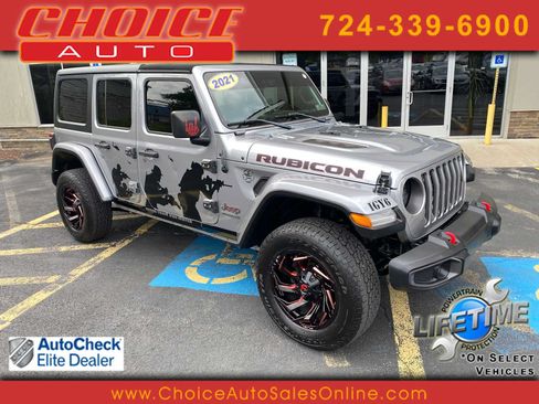 Used 2021 Jeep Wrangler Unlimited Rubicon AWD/4WD image 1