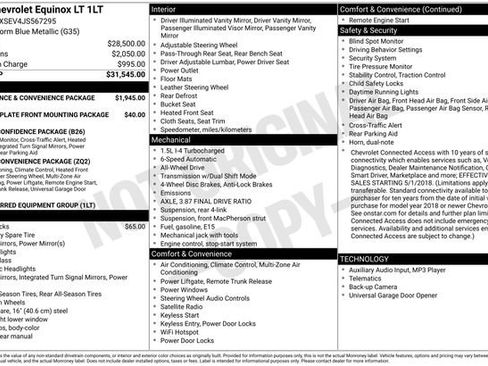 Certified 2018 Chevrolet Equinox LT image 21