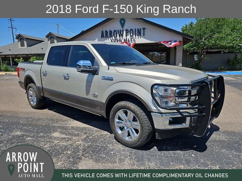 Used 2018 Ford F150 King Ranch w/ Equipment Group 601A Luxury AWD/4WD image 1