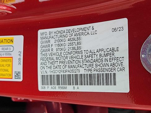 Certified 2023 Honda Accord Touring image 27