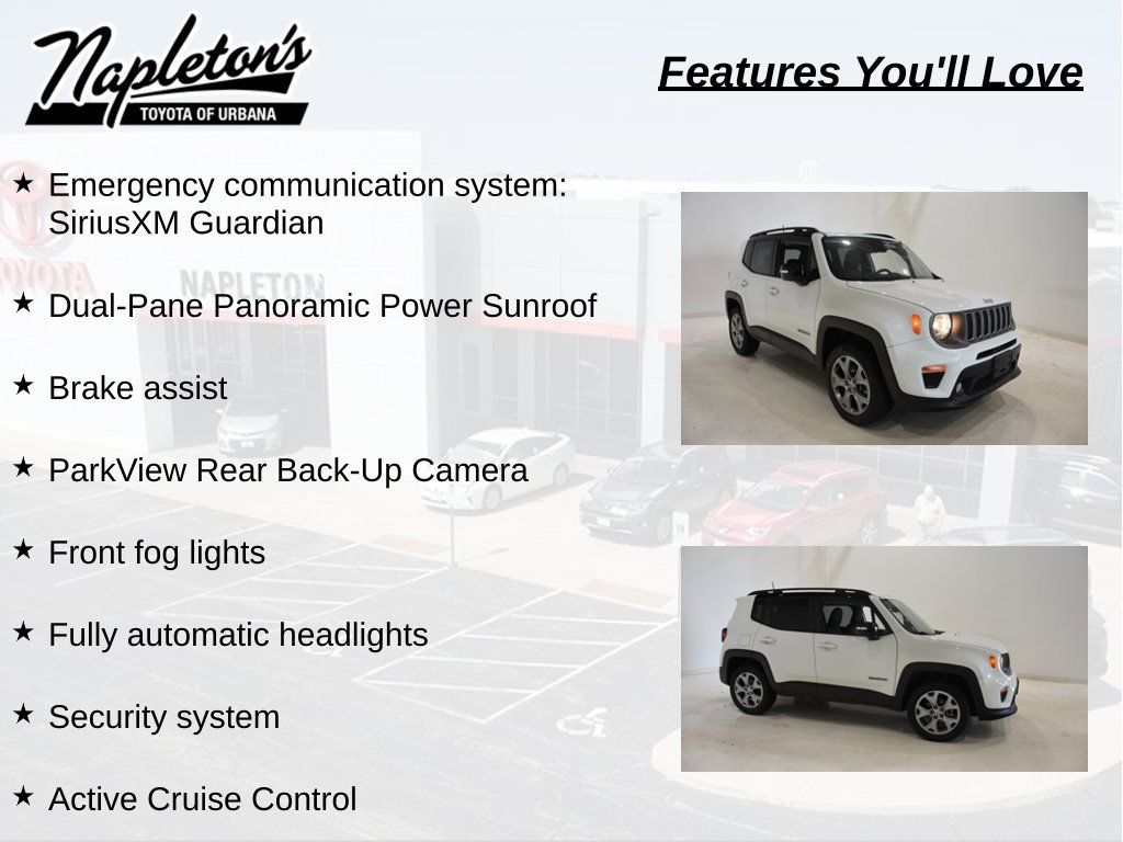 Used 2023 Jeep Renegade Limited w/ Sun/Sound Group AWD/4WD image 13