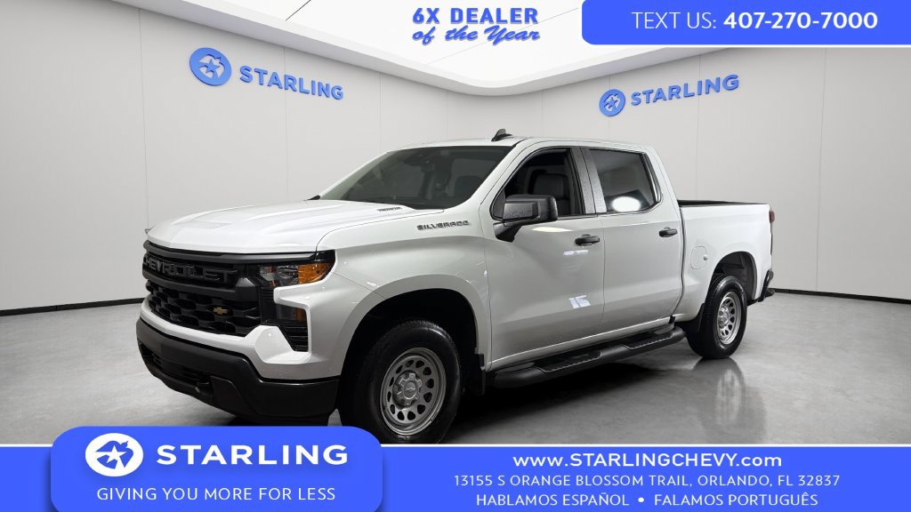 Used 2025 Chevrolet Silverado 1500 W/T w/ WT Value Package RWD image 1