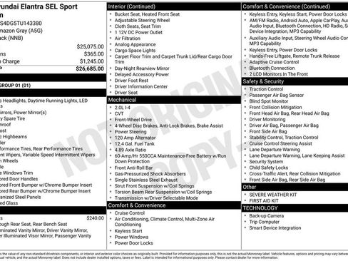 Certified 2026 Hyundai Elantra SEL Sport Premium FWD image 33