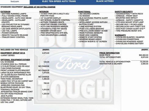 New 2026 Ford F150 Lariat w/ Equipment Group 501A Mid AWD/4WD image 2