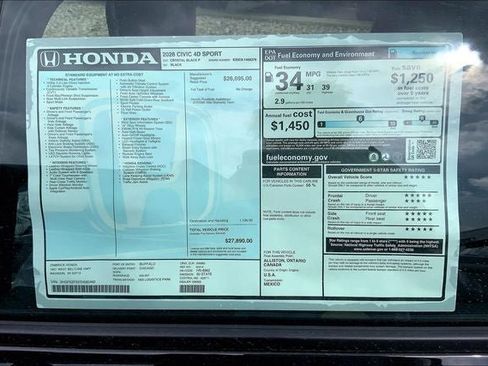 New 2026 Honda Civic Sport image 18