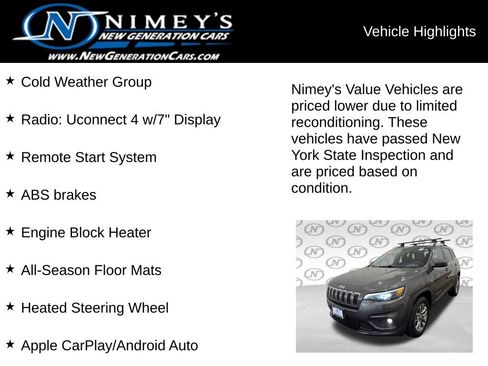 Used 2019 Jeep Cherokee Latitude Plus w/ Cold Weather Group AWD/4WD image 10