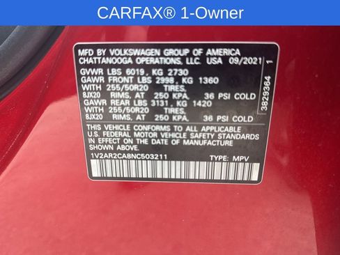 Used 2022 Volkswagen Atlas SEL R-Line image 36