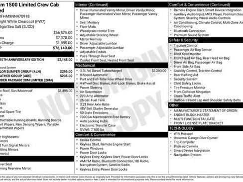 Used 2022 RAM 1500 Limited AWD/4WD image 38