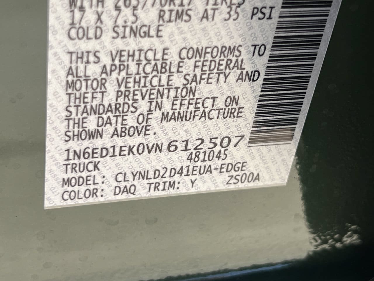 New 2027 Nissan Frontier PRO-4X AWD/4WD image 19