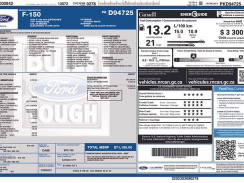 Used 2023 Ford F150 XLT w/ Equipment Group 301A Mid AWD/4WD image 2