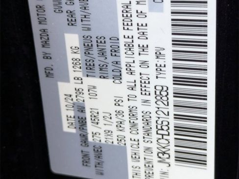 Used 2025 MAZDA CX-90 3.3 Turbo w/ Premium Sport Pkg image 36