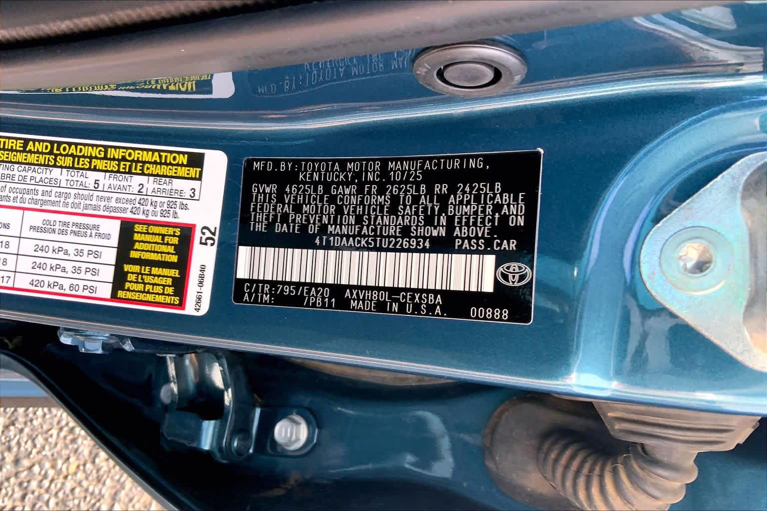 Used 2026 Toyota Camry SE w/ Convenience Package FWD image 37