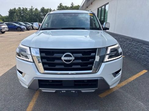 Certified 2023 Nissan Armada Platinum w/ Captain's Chairs Package AWD/4WD image 1