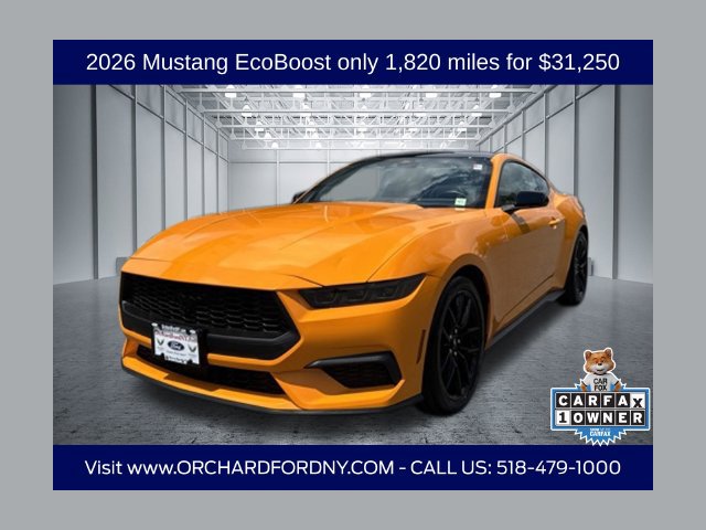 Certified 2026 Ford Mustang Coupe w/ Mustang Nite Pony Package RWD 360° Tour