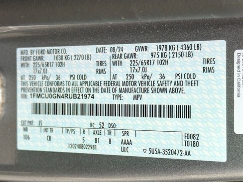 Used 2024 Ford Escape Active w/ Tech Pack #1 FWD image 31