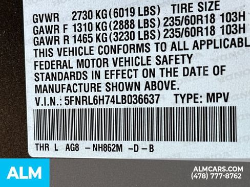 Used 2020 Honda Odyssey EX-L image 36
