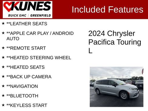 Used 2024 Chrysler Pacifica Touring-L FWD image 2