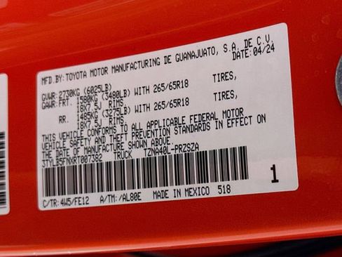 Certified 2024 Toyota Tacoma 2WD Double Cab image 31