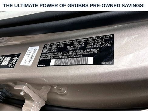 New 2026 Volvo XC60 B5 Ultra w/ Protection Package Premier AWD/4WD image 22