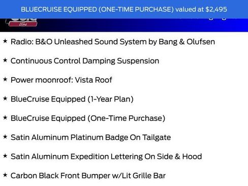 New 2025 Ford Expedition Max Platinum w/ Platinum Ultimate Package image 11