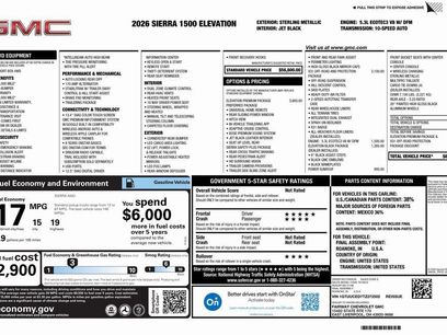 New 2026 GMC Sierra 1500 Elevation w/ Elevation Premium Package