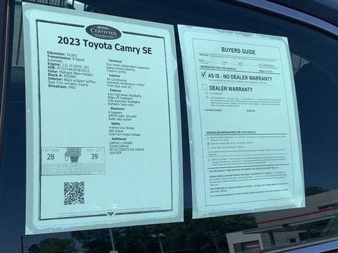 Used 2023 Toyota Camry SE image 36